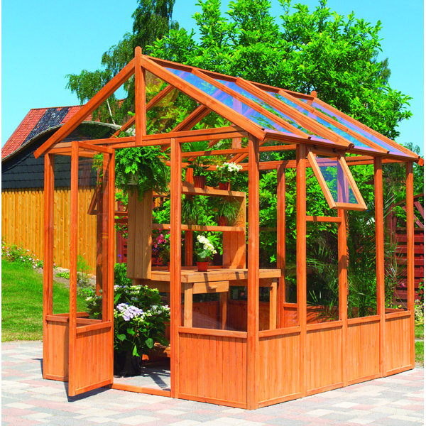 Garten Living 236 cm x 252 cm Gewächshaus | Wayfair.de